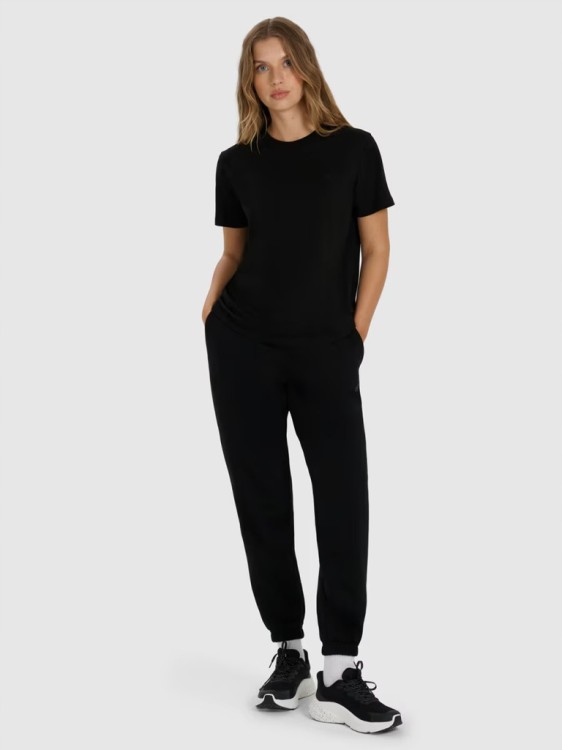 Damska koszulka bawełniana 4F TSHF2970 20S czarny