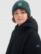 Chłopięca kurtka puchowa 4F narciarska TJAM0822 20S czarny