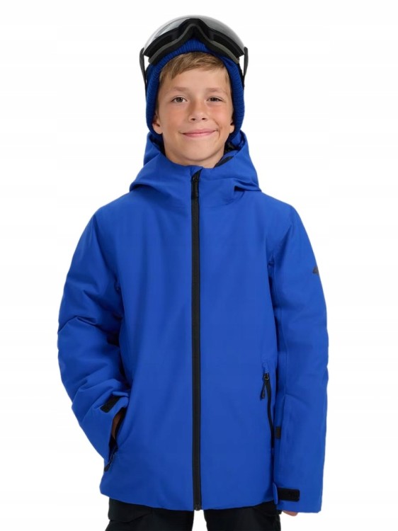 Chłopięca kurtka narciarska 4F TJAM0820 36S kobaltowy