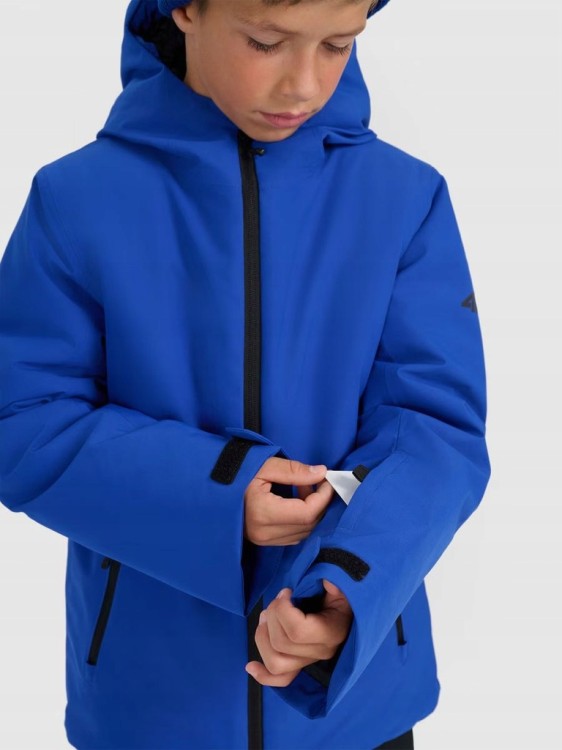 Chłopięca kurtka narciarska 4F TJAM0820 36S kobaltowy