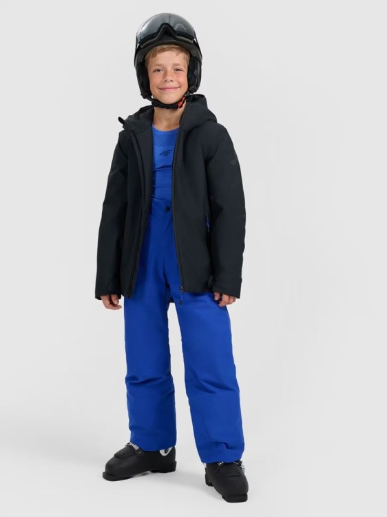 Chłopięca kurtka narciarska 4F TJAM0820 20S czarny