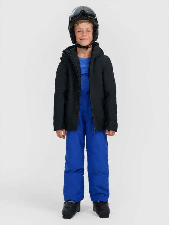 Chłopięca kurtka narciarska 4F TJAM0820 20S czarny