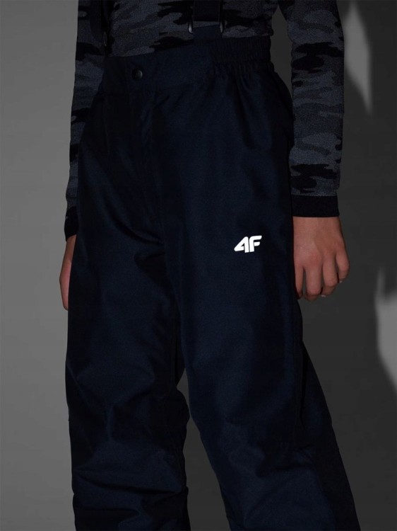 Dziecięce spodnie narciarskie 4F FTRM0949 20S czarny