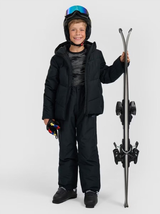 Dziecięce spodnie narciarskie 4F FTRM0949 20S czarny