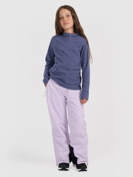 Dziewczęca bluza polarowa polar 4F FLEF060 31S granatowy