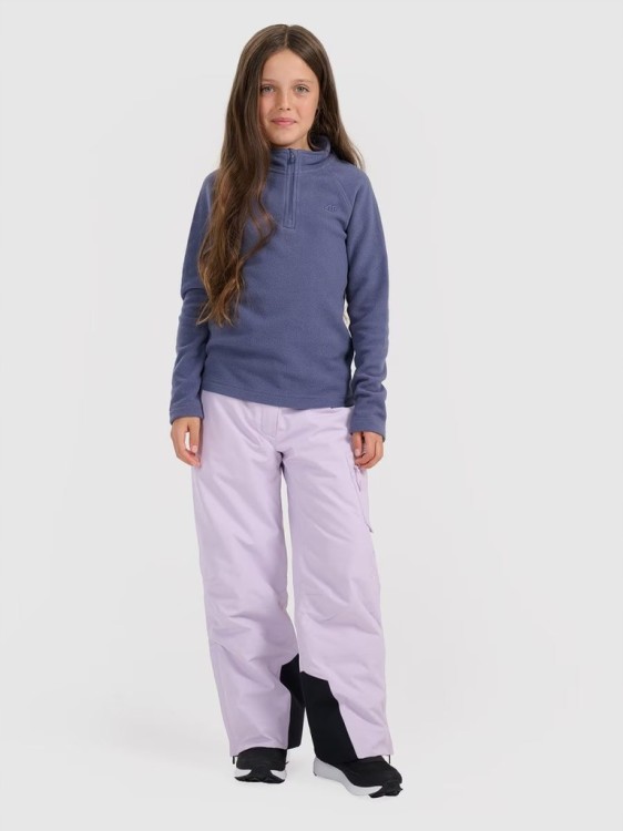 Dziewczęca bluza polarowa polar 4F FLEF060 31S granatowy