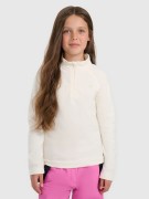 Dziewczęca bluza polarowa polar 4F FLEF060 11S złamana biel