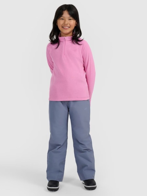 Dziewczęca bluza polarowa polar 4F FLEF060 55S różowy