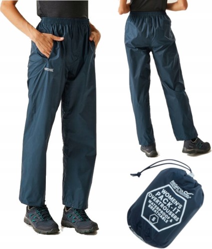 Damskie trekkingowe spodnie przeciwdeszczowe Regatta RWW158R 20I S