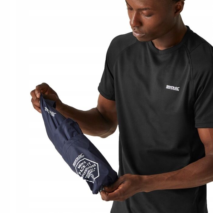 Męskie trekkingowe spodnie przeciwdeszczowe Regatta RMW149R 540 M