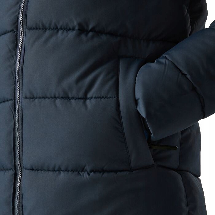 Męska kurtka zimowa Regatta z kapturem RMN250 540 granatowy