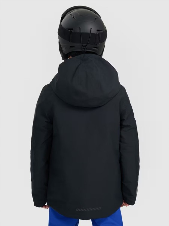 Dziecięcy kombinezon narciarski 4F spodnie + kurtka TJAM0820+FTRF0949 20S/20S czarny