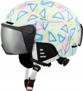Dziecięcy kask narciarski Blizzard Flash Visor junior 25404001 biały