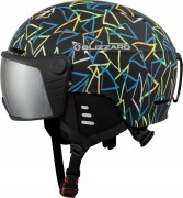Dziecięcy kask narciarski Blizzard Flash Visor junior 25403001 czarny
