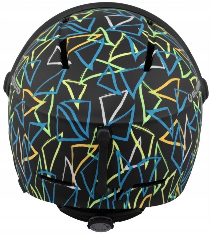 Dziecięcy kask narciarski Blizzard Flash Visor junior 25403001 czarny