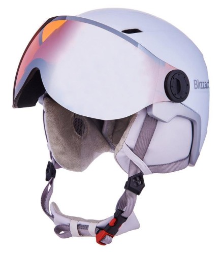 Kask narciarski z szybą Blizzard DOUBLE VISOR 220201 biały