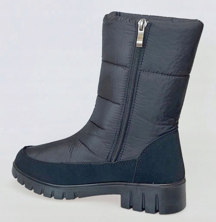 Damskie buty śniegowce Progress PROGJ-22-137 czarny