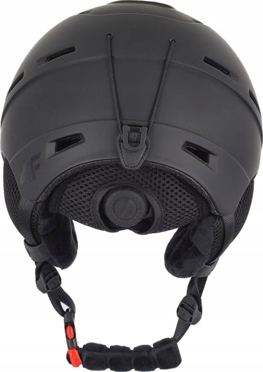 Kask narciarski 4F dziecięcy HELU097 21S czarny