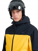 Męska kurtka narciarska 4F TJAM0787 70S czarny/pomarańczowy