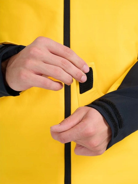 Męska kurtka narciarska 4F TJAM0787 70S czarny/pomarańczowy