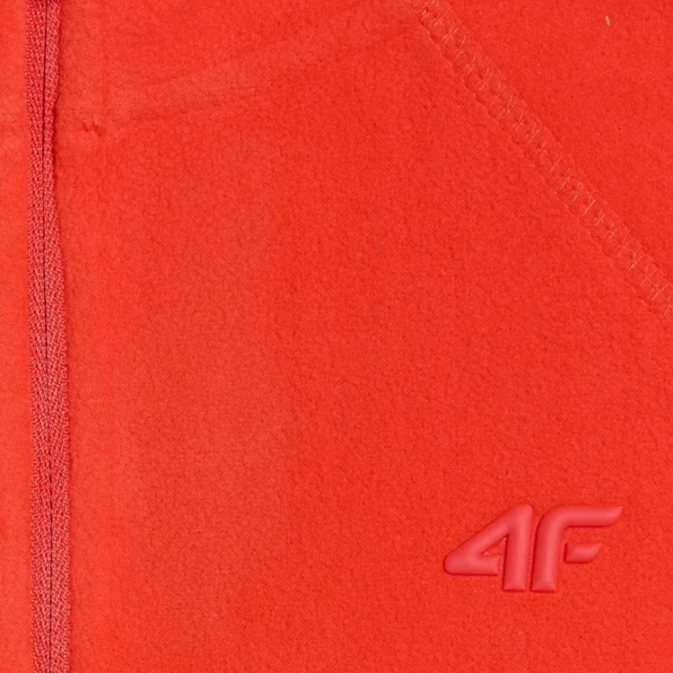 Chłopięcy polar 4F bluza polarowa ze stójką FLEM058 62S czerwony
