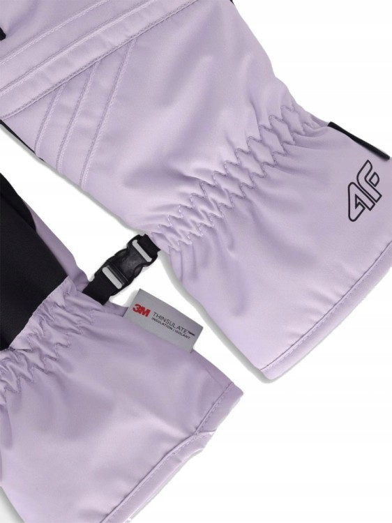 Damskie rękawice narciarskie 4F FGLF159 52S fioletowy