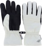 Damskie rękawice narciarskie 4F FGLF159 12S kremowy