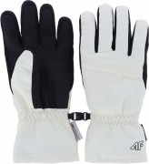Damskie rękawice narciarskie 4F FGLF159 12S kremowy
