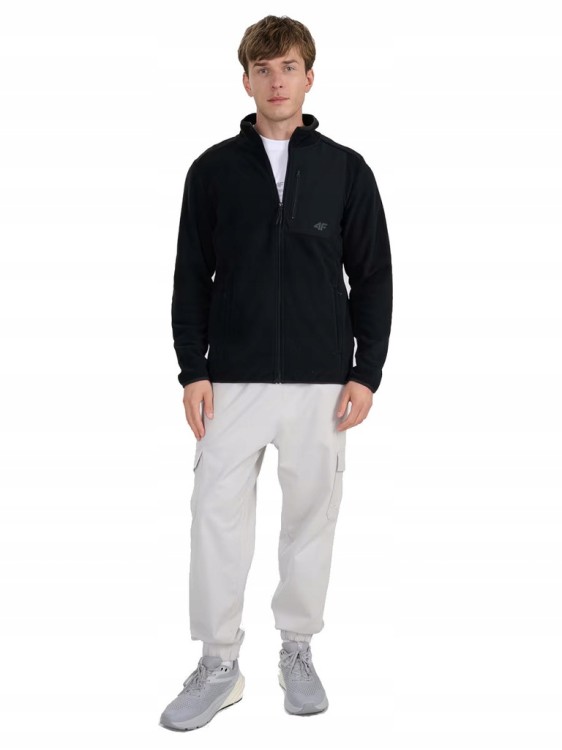 Męski polar 4F bluza polarowa FLEM414 20S czarny