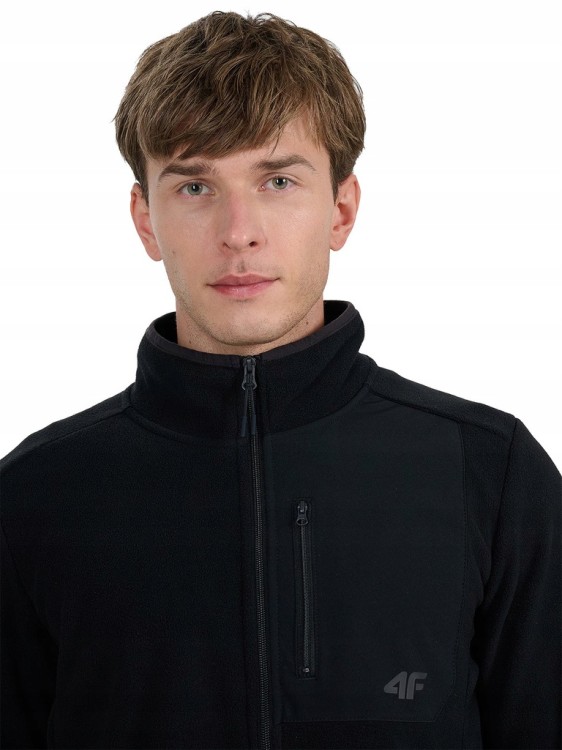 Męski polar 4F bluza polarowa FLEM414 20S czarny