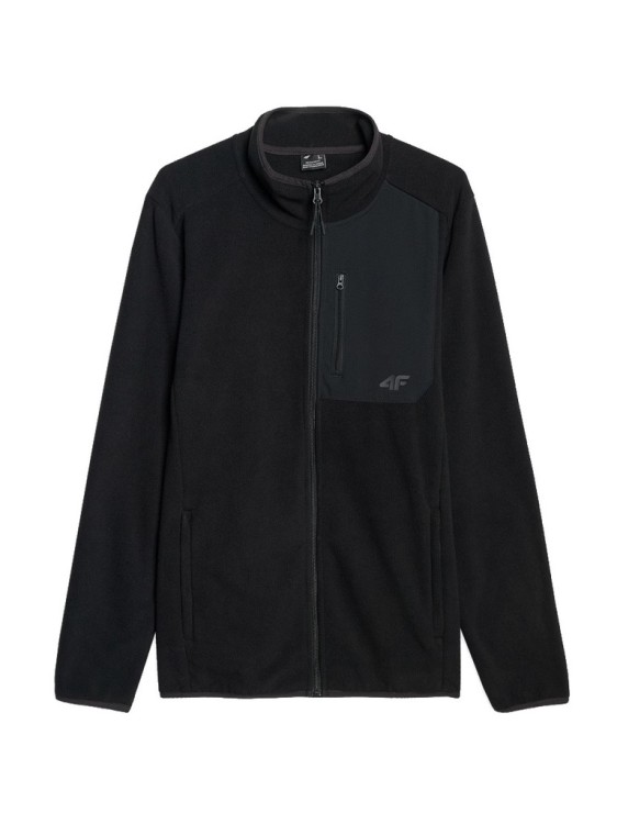 Męski polar 4F bluza polarowa FLEM414 20S czarny