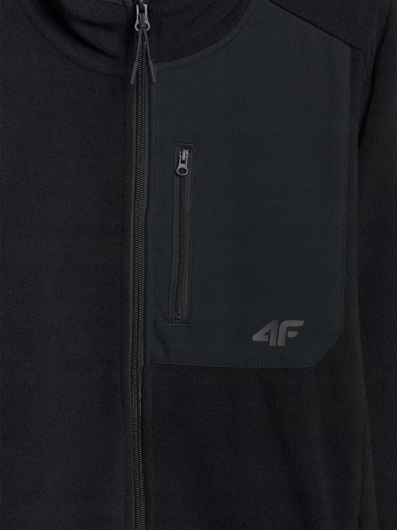 Męski polar 4F bluza polarowa FLEM414 20S czarny