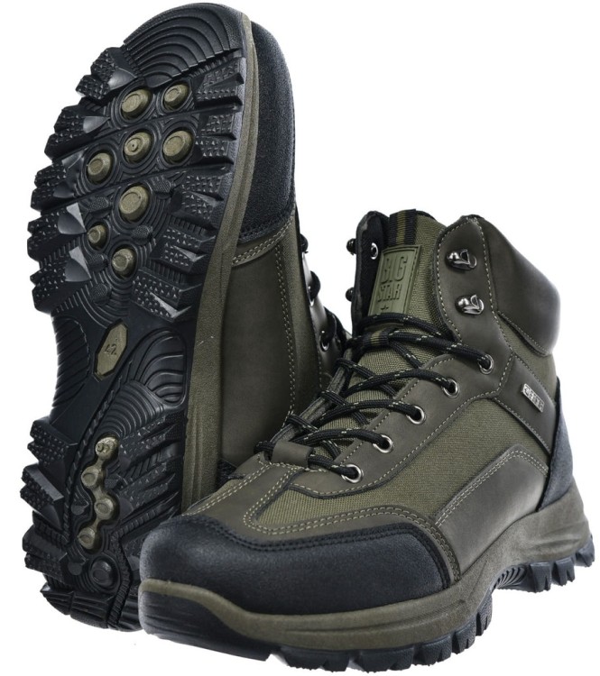 Męskie buty Big Star SS174052 khaki