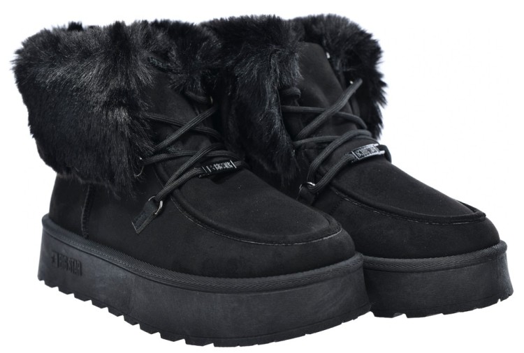 Damskie buty śniegowce Big Star SS274113 czarny