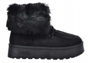 Damskie buty śniegowce Big Star SS274113 czarny