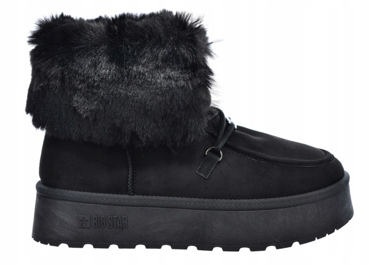 Damskie buty śniegowce Big Star SS274113 czarny