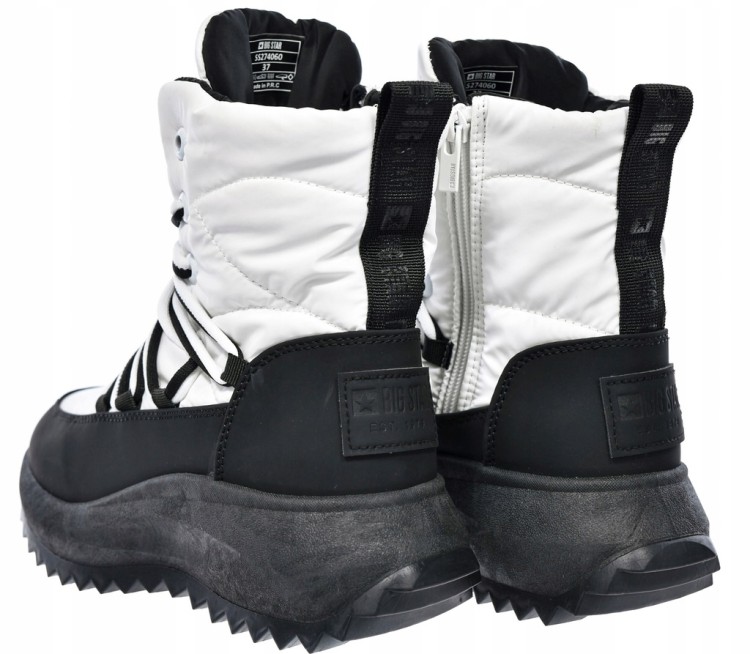 Damskie buty śniegowce Big Star SS274060 biały