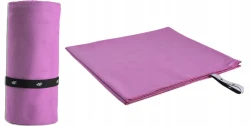 Szybkoschnący ręcznik z mikrofibry 4F TOWU064 80x170 cm 54S różowy