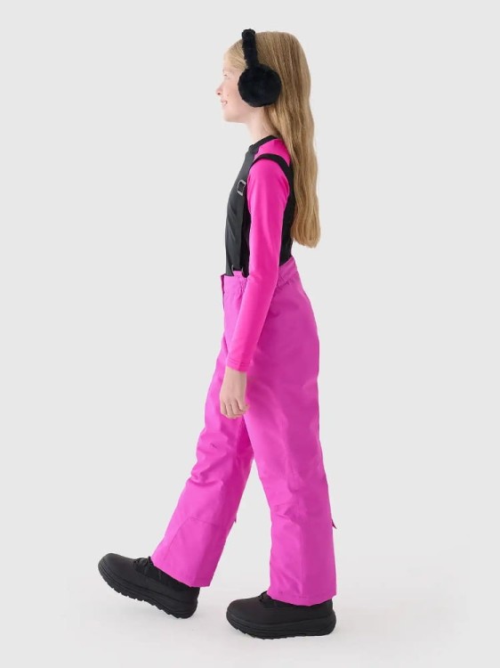 Dziewczęce spodnie narciarskie 4F FTRF659 RÓŻ 54S 140cm