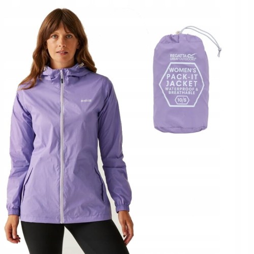 Damska kurtka przeciwdeszczowa z kapturem Regatta RWW305 6N4 (eu 44) XXL