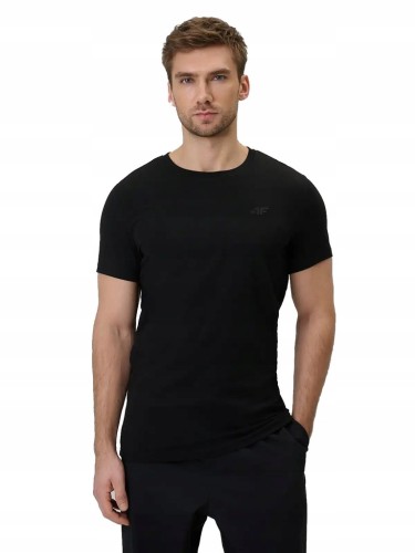 Męska koszulka 4F T-shirt TSHM3340 20S czarny