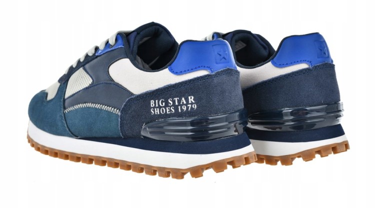 Męskie buty Big Star NN174236 granatowy