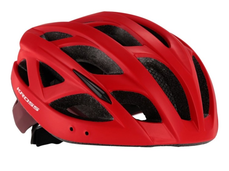 Kask rowerowy Kross Vincitore T4CKS000038MRD czerwony