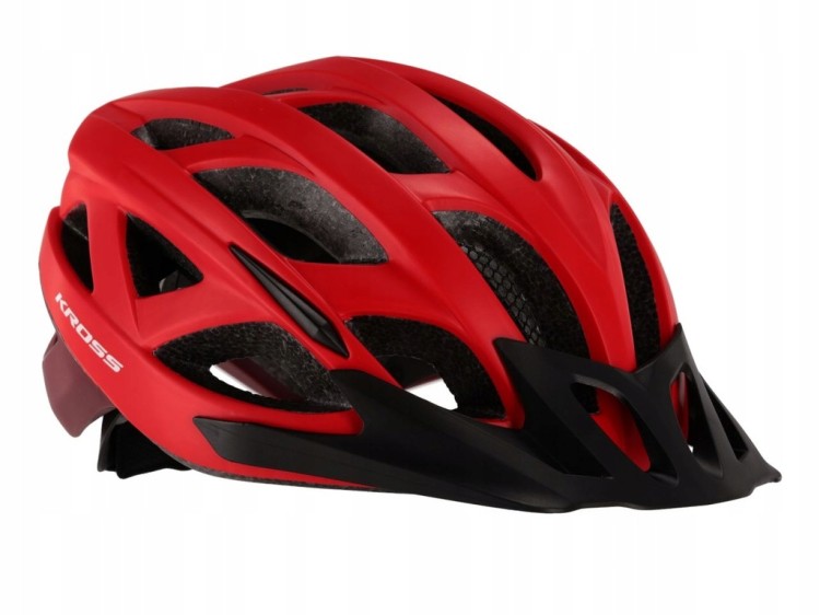Kask rowerowy Kross Vincitore T4CKS000038MRD czerwony
