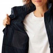 Damska kurtka przeciwdeszczowa z kapturem Regatta RWW271 540 granatowy