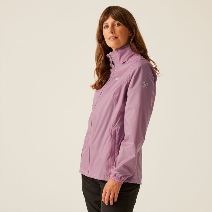 Damska kurtka przeciwdeszczowa z kapturem Regatta RWW304 5C2  j,róż