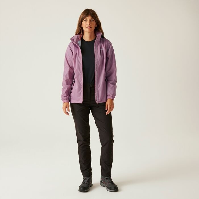 Damska kurtka przeciwdeszczowa z kapturem Regatta RWW304 5C2  j,róż