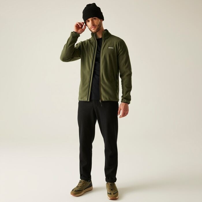 Męski polar bluza Regatta RMA502 ZTB khaki