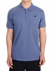 Męska koszulka polo 4F PTSM0770  32S denim