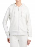Damska bluza dresowa 4F rozpinana z kapturem SWSF2535 27M  jasny szary